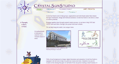 Desktop Screenshot of crystalsunstudio.com